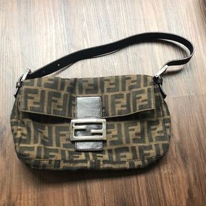 Vintage Fendi Zucca Baguette